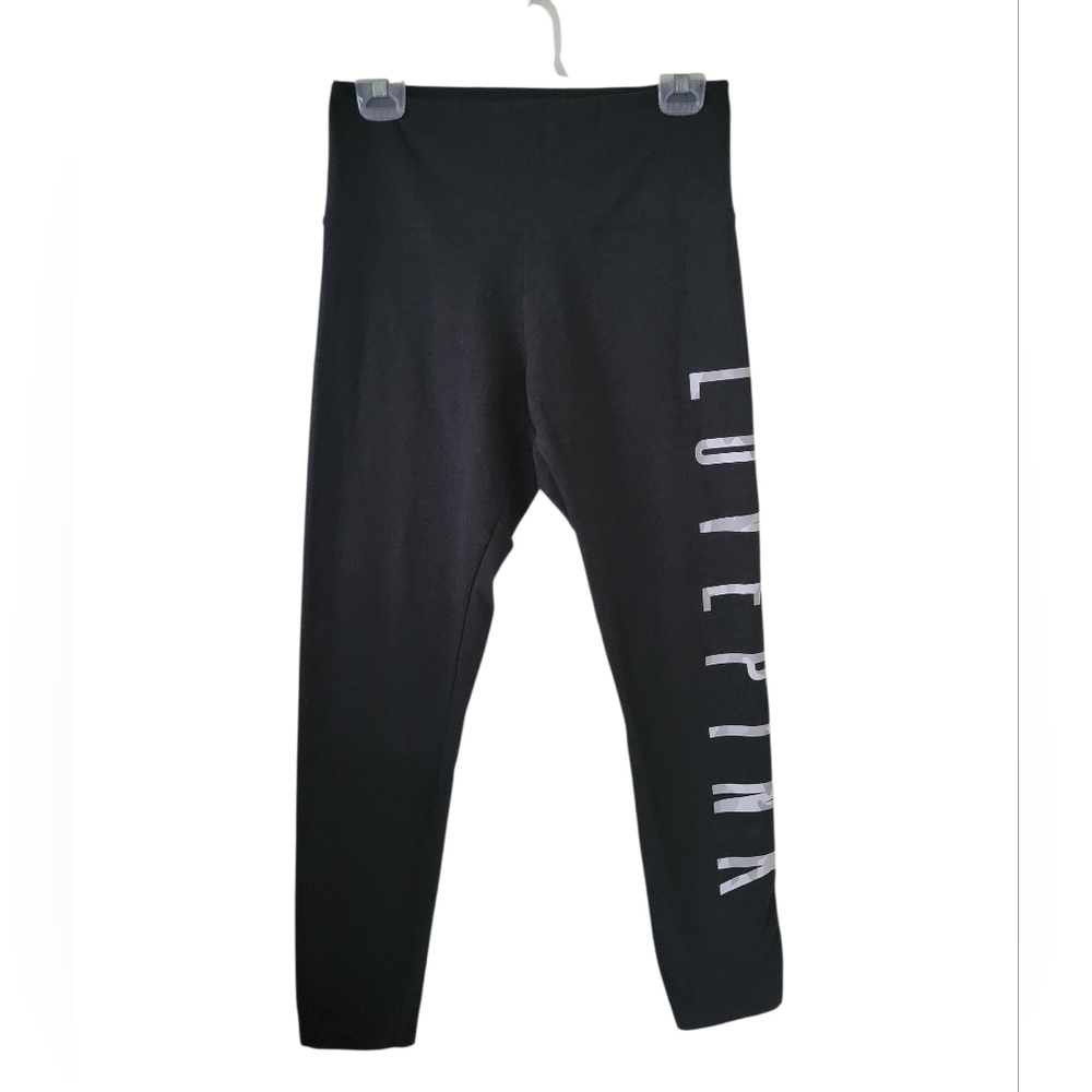 Pink Victorias Secret Love Pink Logo Leggings - Picture 2 of 7